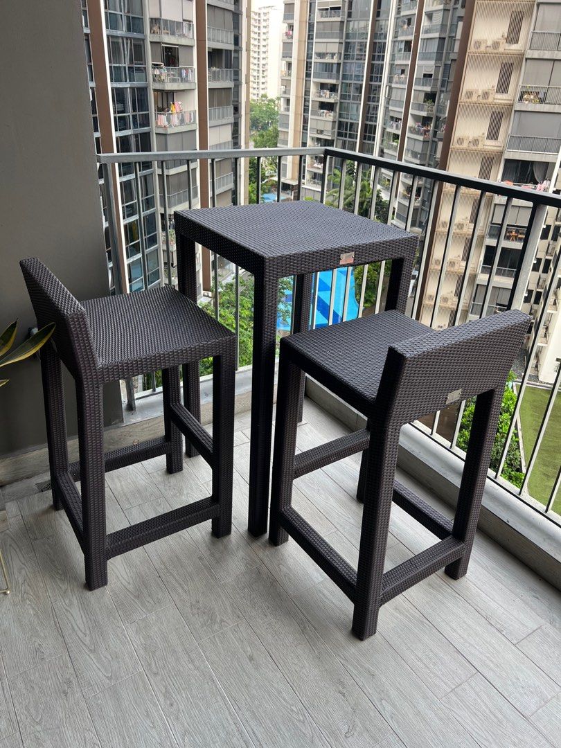 Outdoor Bar Table & Chairs, Furniture & Home Living, Outdoor Furniture