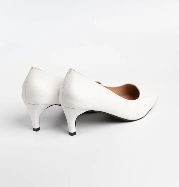 Basic Heels White Pumps Short Heels Work Shoes Work Heels Women s