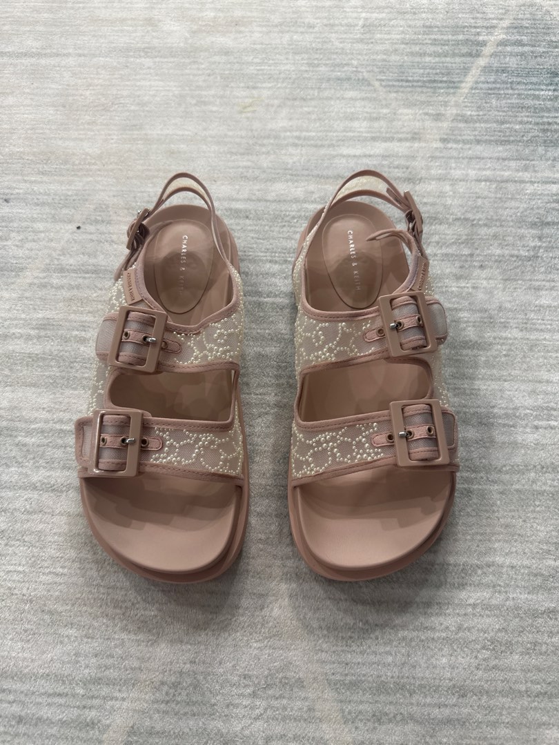 Mesh flatform sales sandals