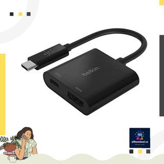 Belkin 60W PD USB-C to HDMI Adapter (Black)