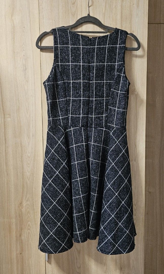 Black skater work cheap dress