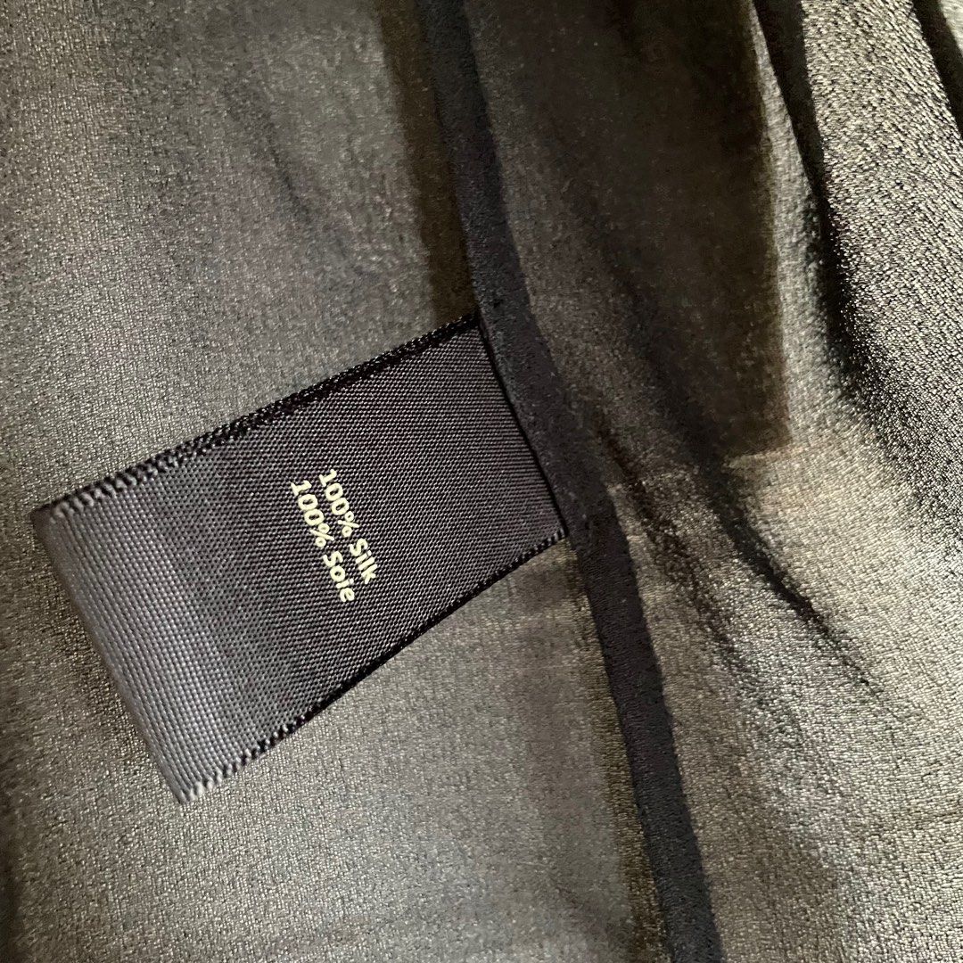 Black silk vest, Women's Fashion, Tops, Other Tops on Carousell