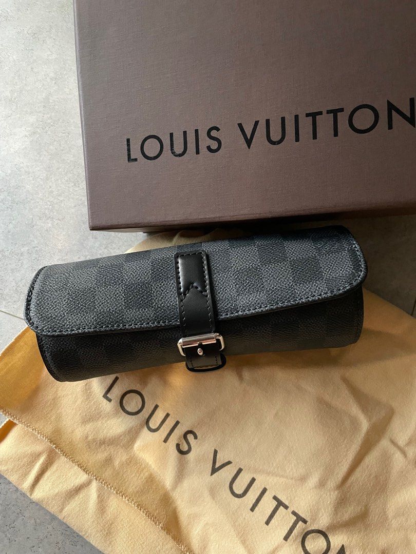 Rare BN LV Authentic Louis Vuitton Watch Travel Case Damier