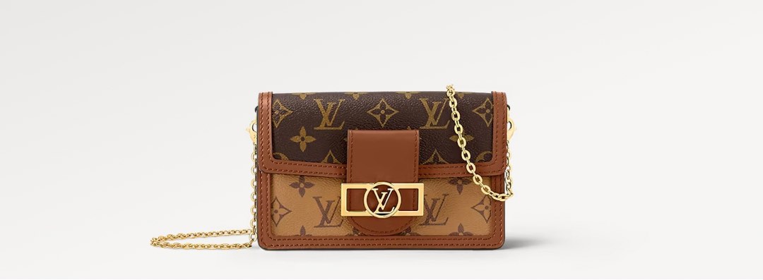 Lv dauphine chain wallet outlet