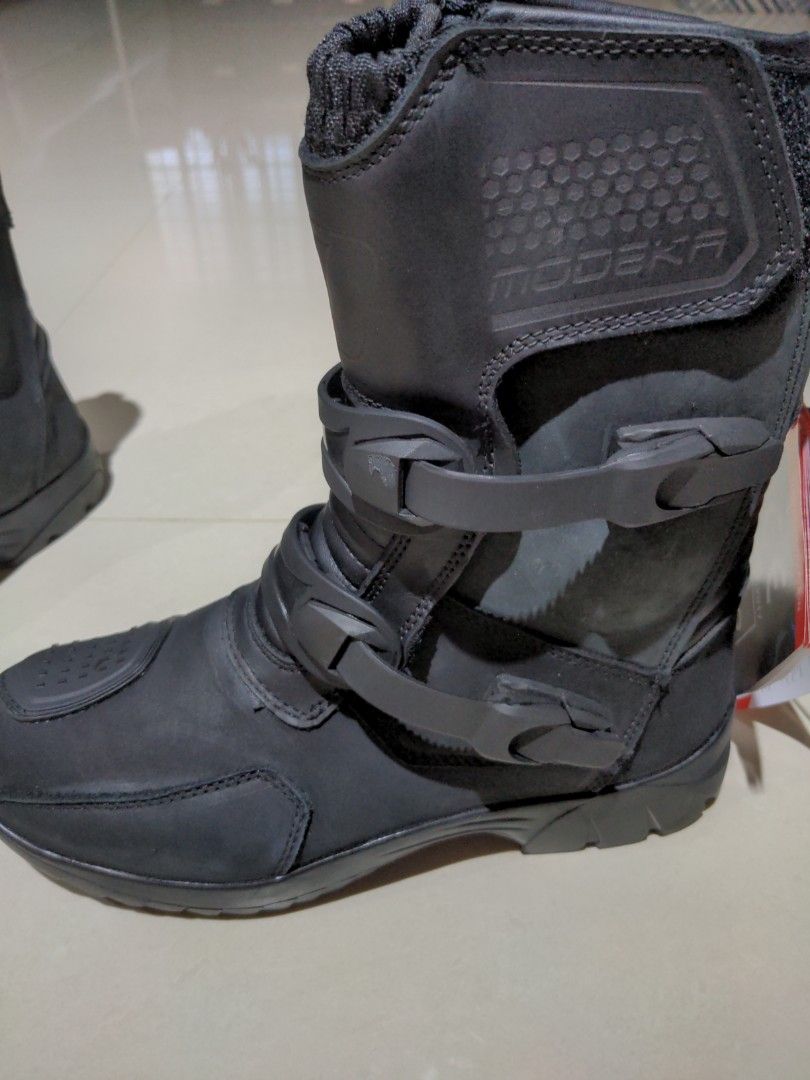 Brand New Modeka Tariko waterproof riding boots Motorcycles Motorcycle Apparel on Carousell