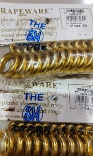 Brass rings (3/4) shower/curtain rod rings