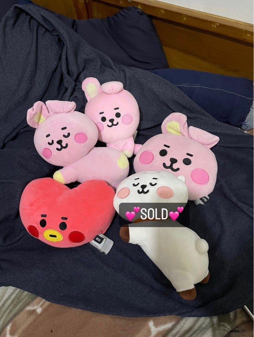BT21 plushies on Carousell