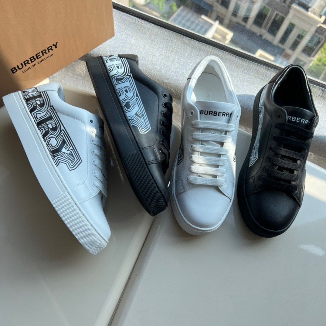 All white new arrivals burberry shoes