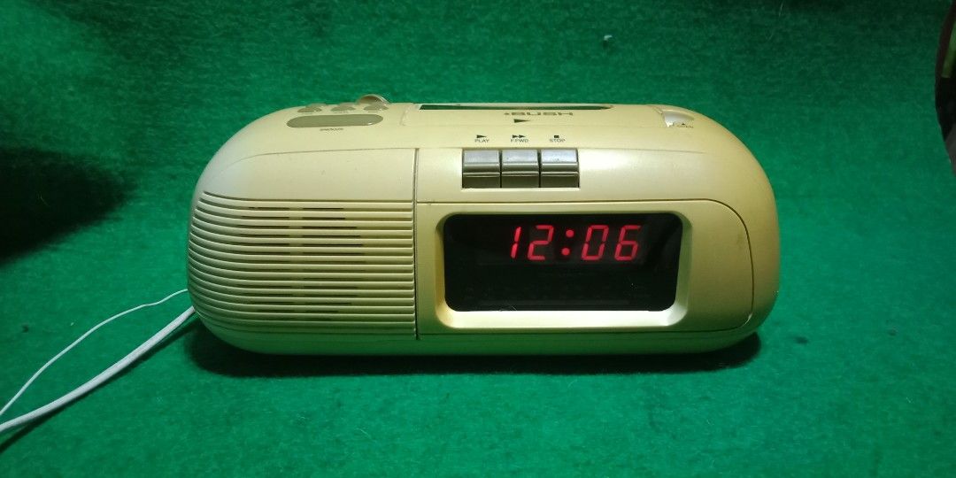 Bush CRC598 clock Radio with Cassette Player, Audio, Portable Music Players on Carousell