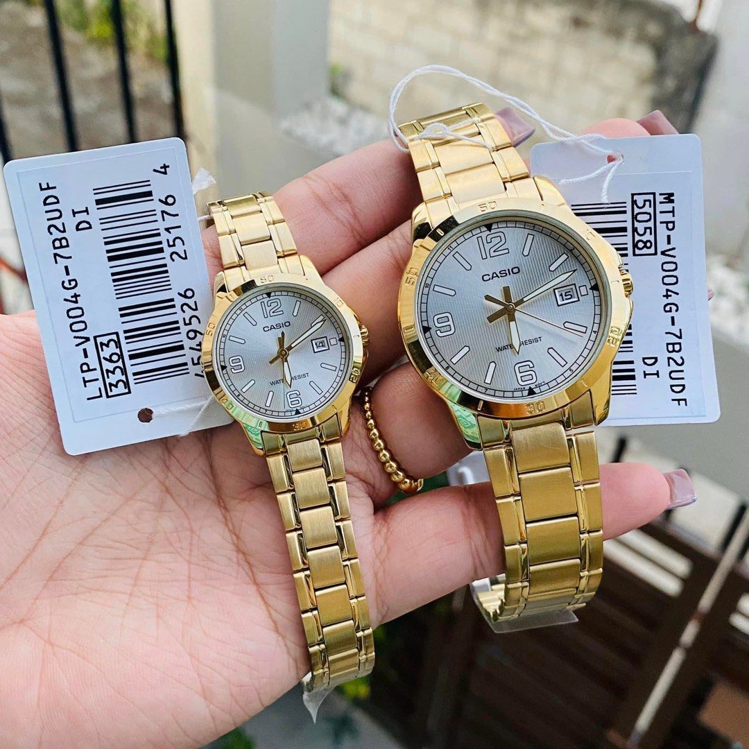 Casio couple on sale watch price