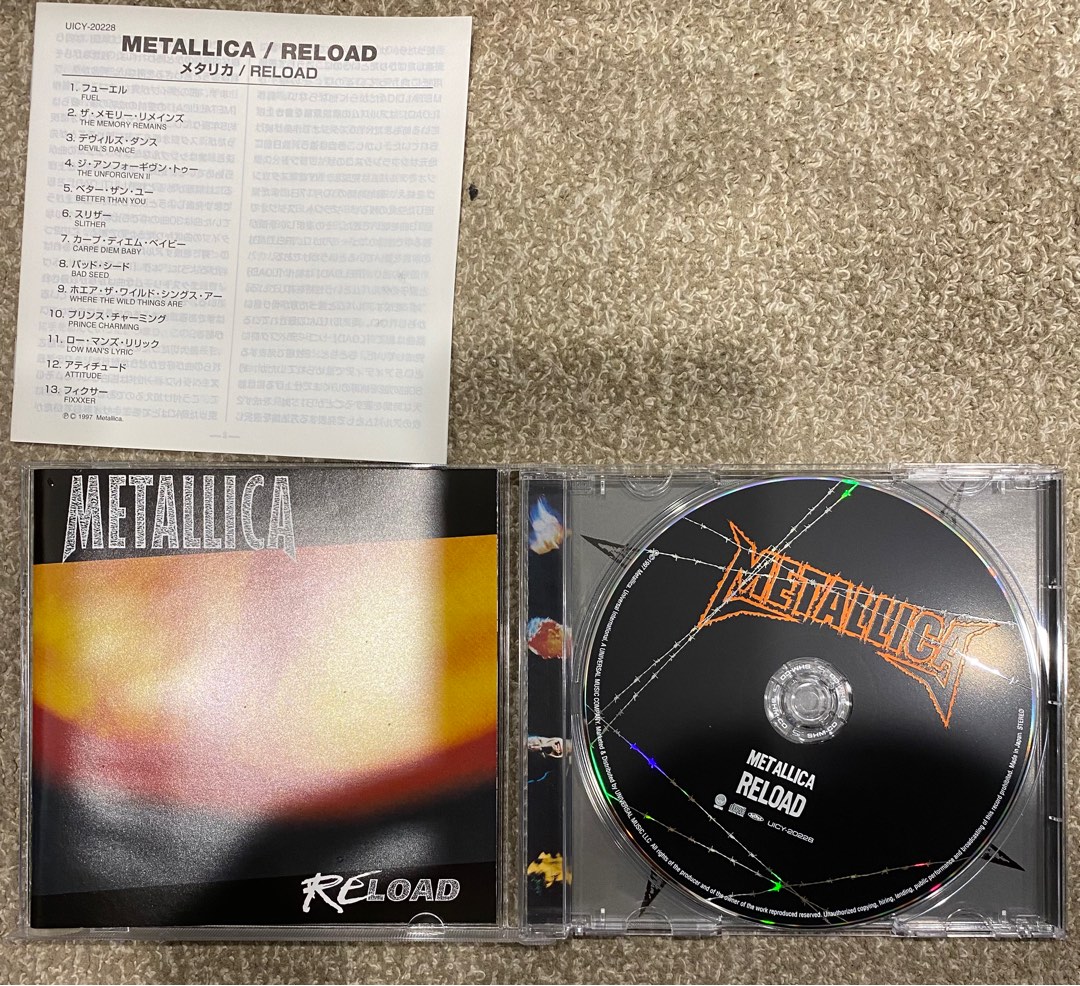 Metallica Reload CD