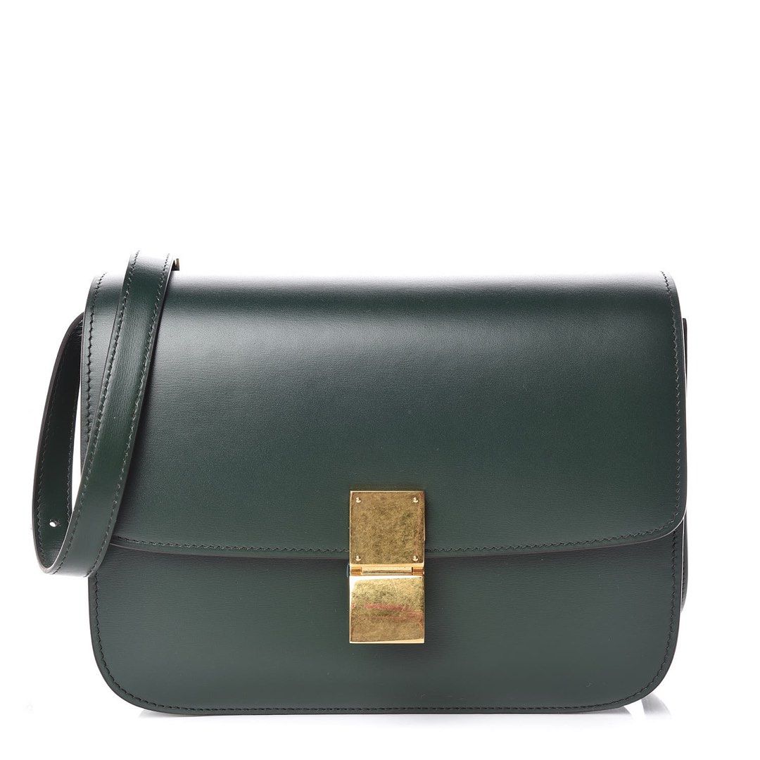 Celine box on sale bag green