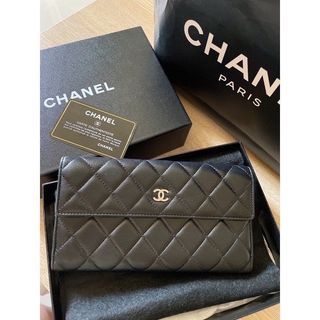 Chanel/皮夾/手拿包/長夾/小羊皮