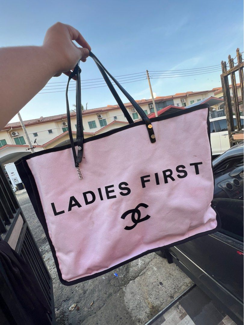 CHANEL LADIES FIRST TOTE, Luxury, Bags & Wallets on Carousell