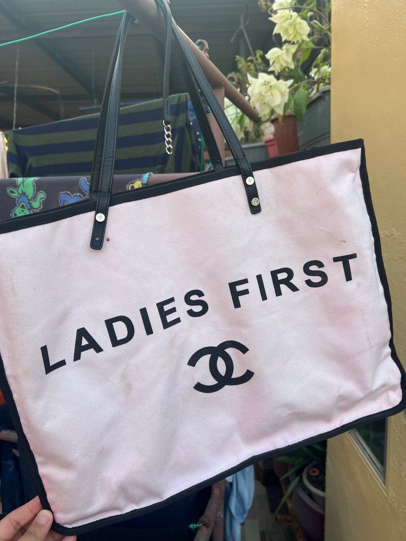 CHANEL LADIES FIRST TOTE, Luxury, Bags & Wallets on Carousell