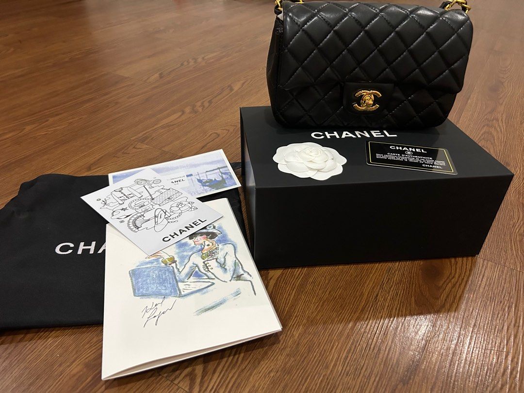 Chanel Black Quilted Lambskin Mini Flap Bag With CC Gold And Heart Shape  Metal Brushed Gold Hardware 2022 Available For Immediate Sale At Sothebys