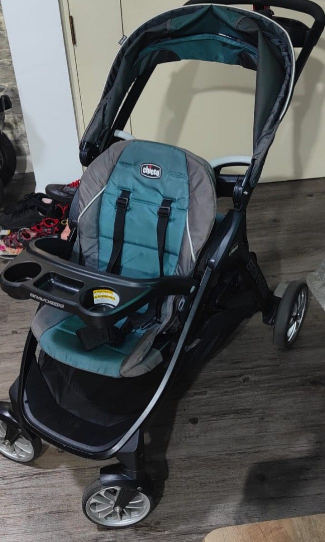 Chicco Bravo for 2 stroller (like new!), Babies & Kids, Going Out