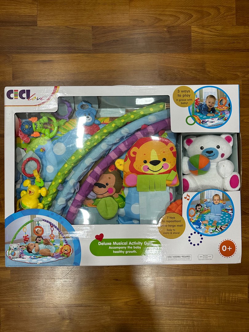 Deluxe musical activity gym sale