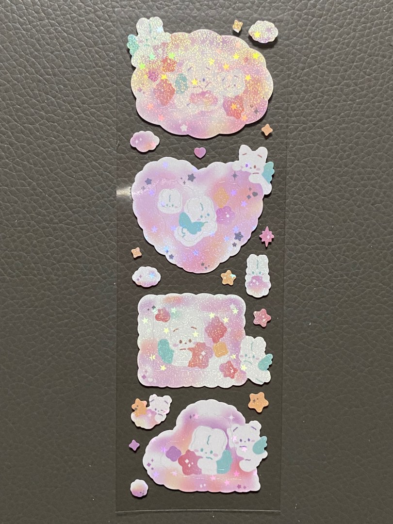 Cloud Frame Sticker Sheets (Star Film), Hobbies & Toys, Stationery ...