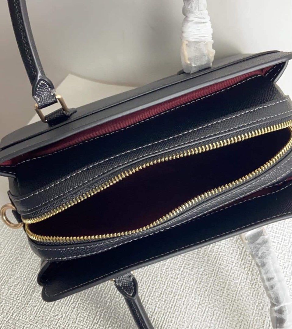 Coach Mini Darcie Black (Category: Luxury Bags & Wallets) located in Rizal. Submitted by LuxbyMarifrance (Listing ID 1235647476, Image 2). Description: 🏷️ 3,000 only + SF 💼 Coach Mini Darcie Carryall in Signature Canvas 📏 10 1/4” (L) x 6 3/4” (H) x 4 1/4” (W) 📌 with dust bag and paper bag ✨All trademarks, logos and brand names are reserved and property of the original brand owners. #coachph #authenticqualitybagsph #authenticqualitybags #lowes