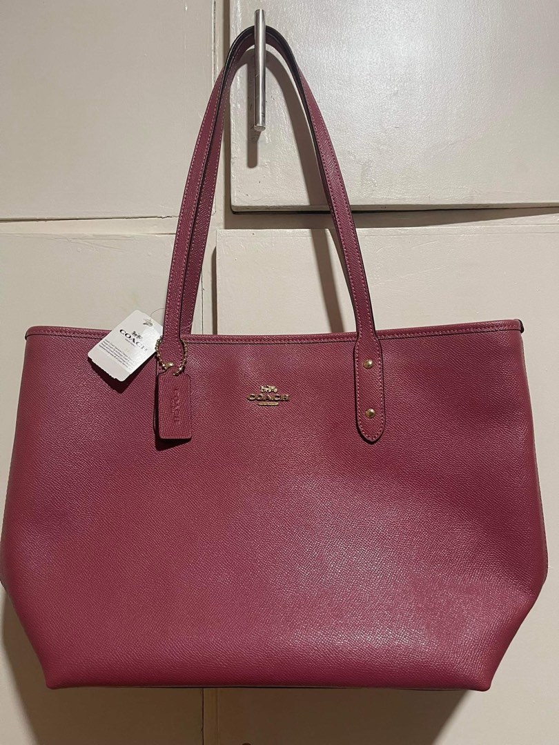 Coach Pink Tote Bag on Carousell