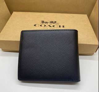 Coin pouch coach wallet for men