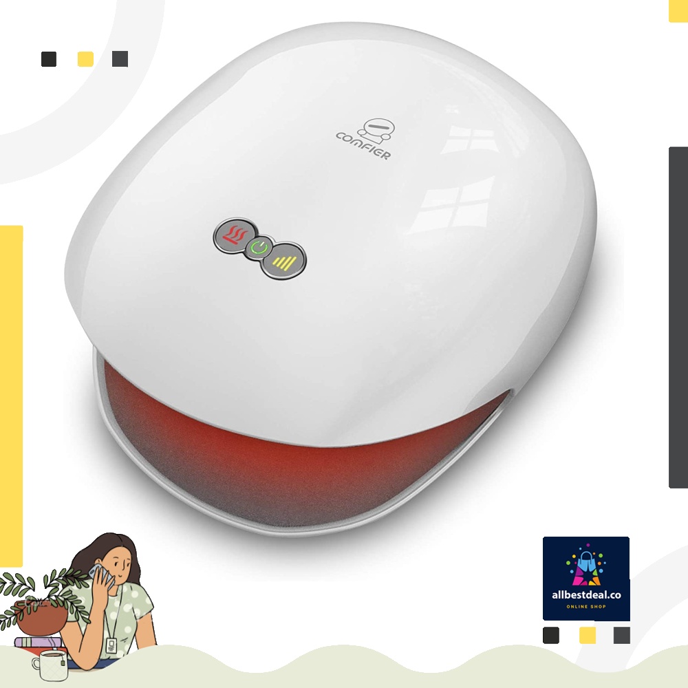 Comfier Wireless Cordless Hand Back of Hand Palm Massager with
