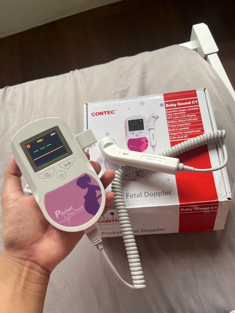 Contec Fetal Doppler Baby Sound C1, Babies & Kids, Maternity Care on ...