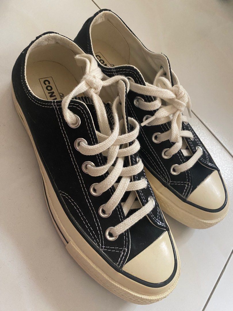 Converse all star chuck 70 sneakers in black Women s Fashion Footwear Sneakers on Carousell