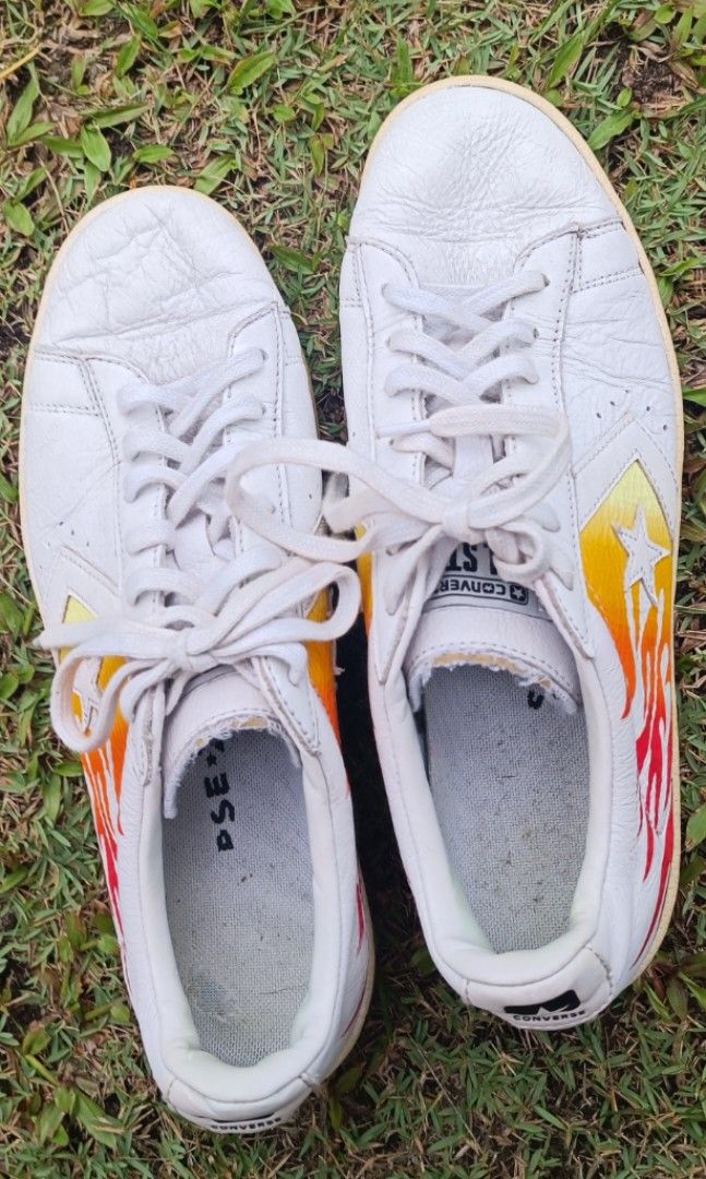 Converse pro leather flame discount