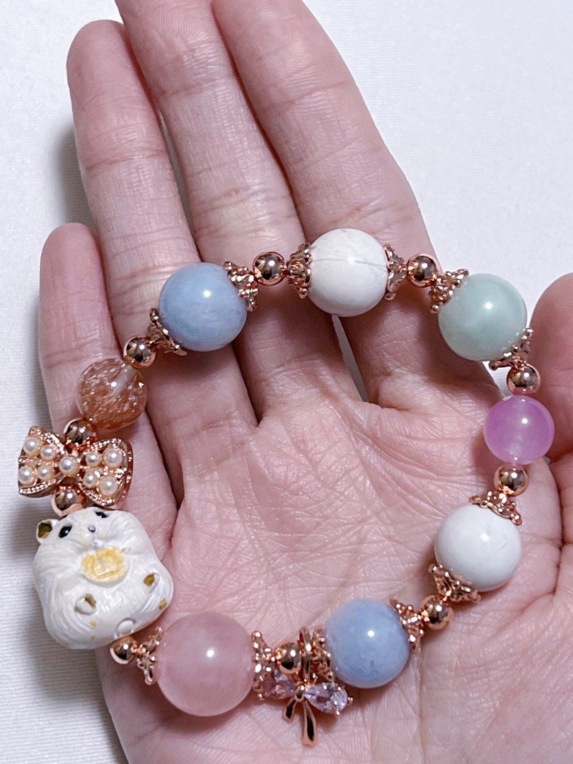 Gold and crystal bracelet best sale