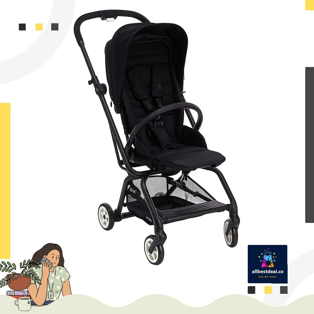 Cybex Eezy S Twist+ 2 Stroller - Deep Black