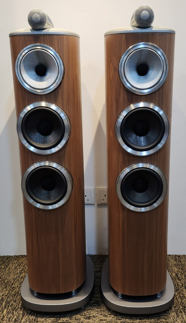 Display Unit B W 804 D4 Walnut Audio Soundbars Speakers