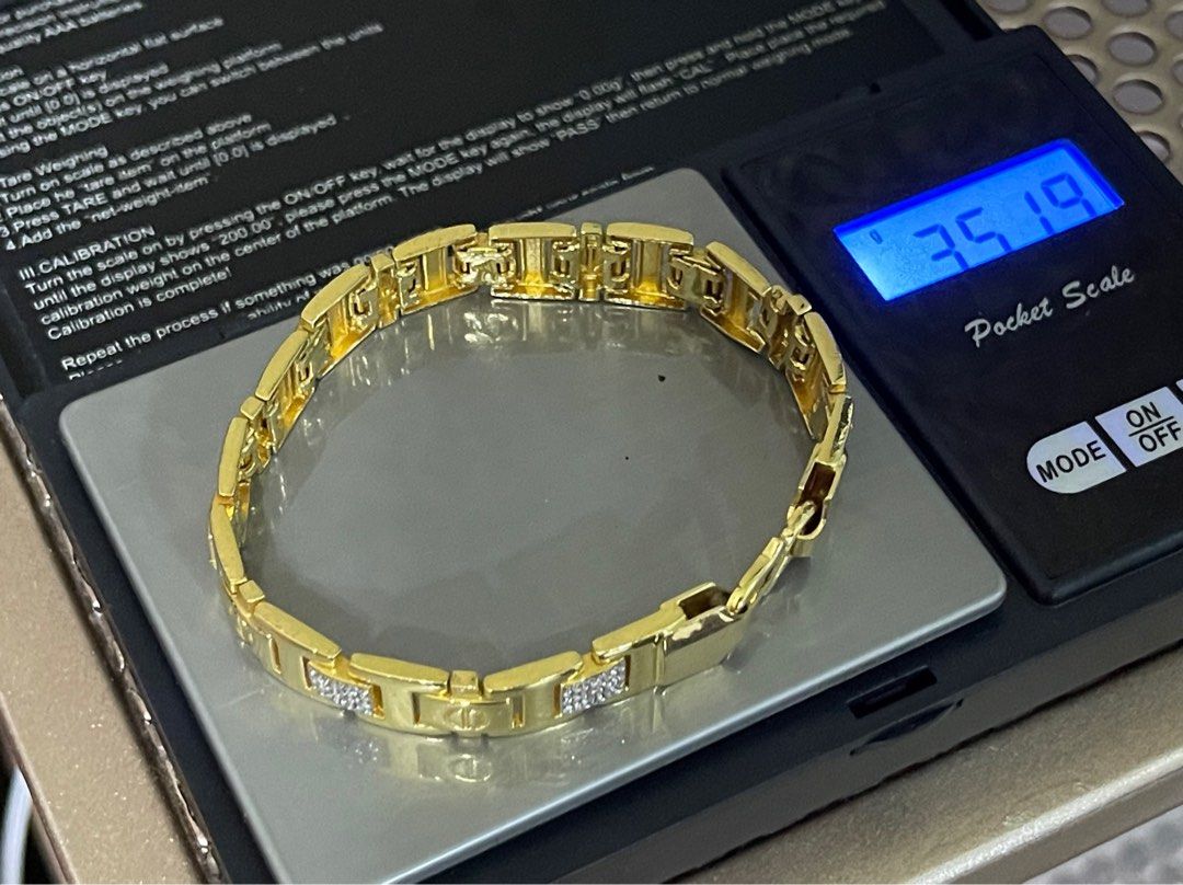 916 gold Bracelet Cartier Design 22k Yellow Gold 35.19g Women s