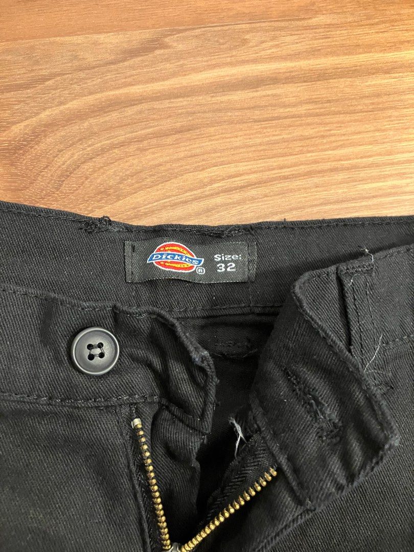 Dickies Black Cargo Pants, Men's Fashion, Bottoms, Jeans on Carousell