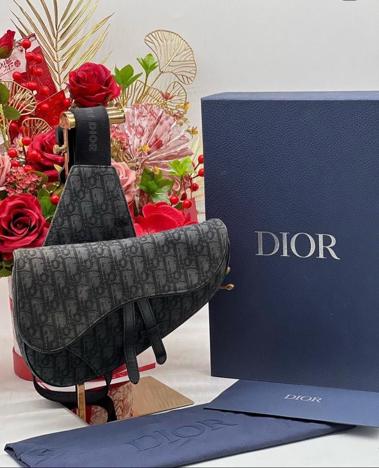 Dior mens saddle bag Luxury Bags  Wallets on Carousell
