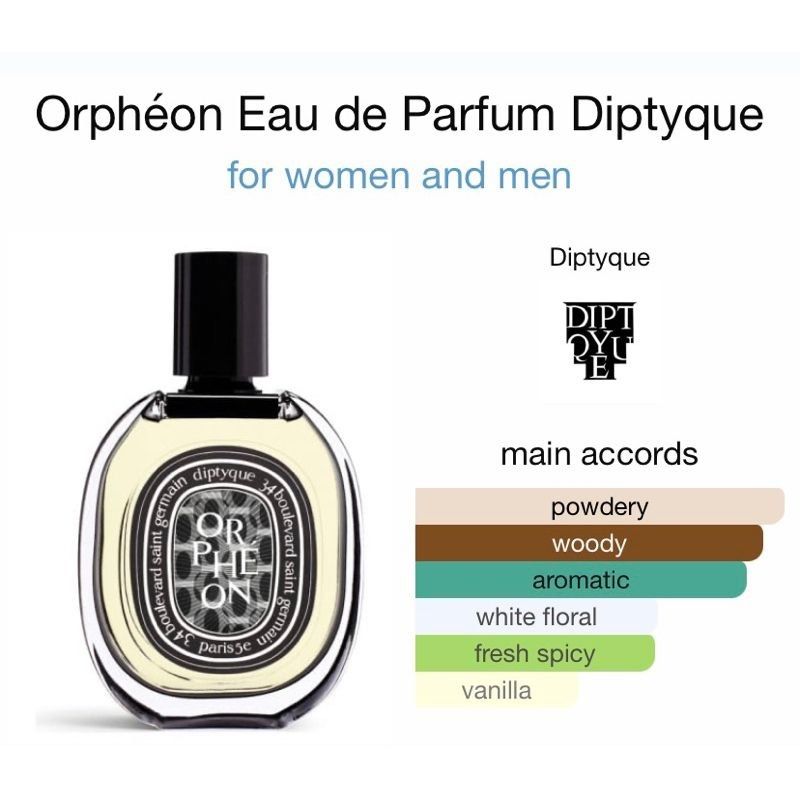 Diptyque Orpheon EDP 75ml (Authentic) Pre-Order, Kesehatan & Kecantikan ...