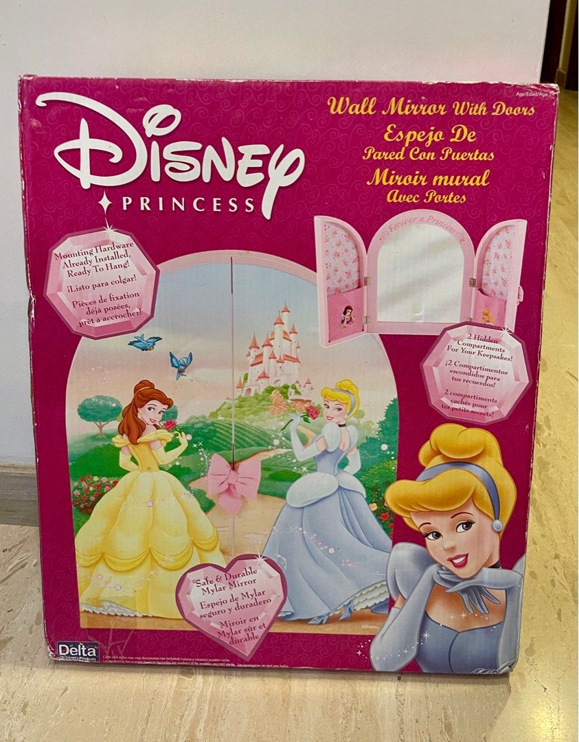 Disney Princess Wall Mirror, Babies & Kids, Baby Nursery & Kids