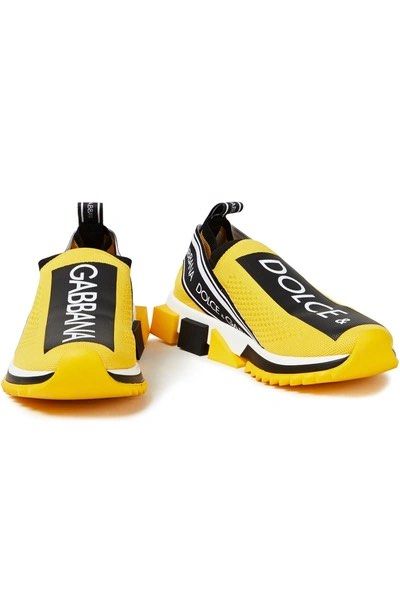Dolce Gabbana Sorrento Sneakers EU42 Yellow Luxury