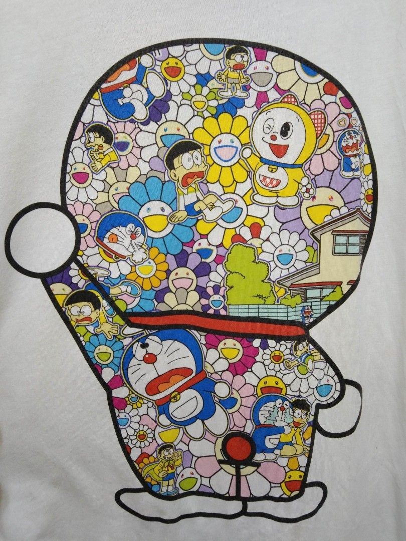 Doraemon x takashi murakami x niqlo tee on Carousell