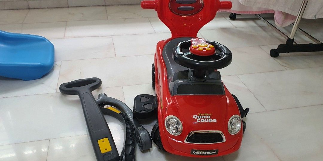 Easy wheel quick coupe car pusher, Babies & Kids, Infant Playtime on