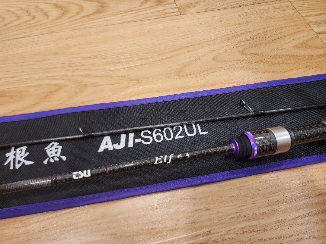 Tsurinoya Elf Ajing S602UL Fishing Rod, Sports Equipment, Fishing on ...