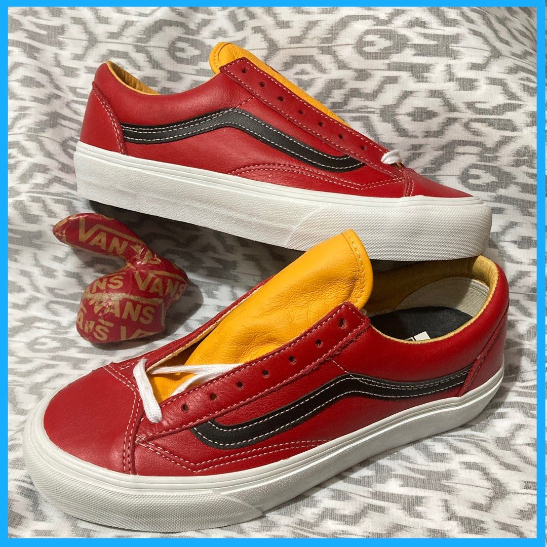 Vans vault style 36 red clearance