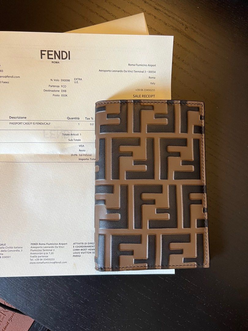 Fendi passport hotsell cover