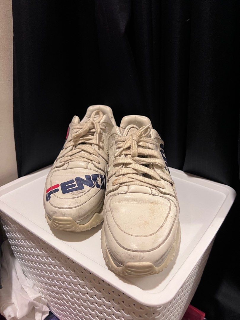 Fendi fila trainers sale