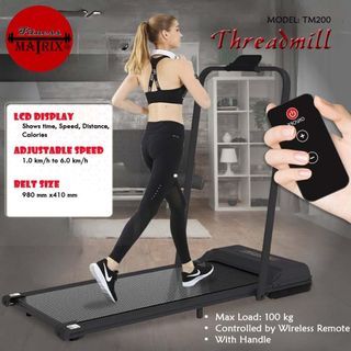 Fitness Matrix PH Electric Flat treadmill Walking Pad Fitness Equipment