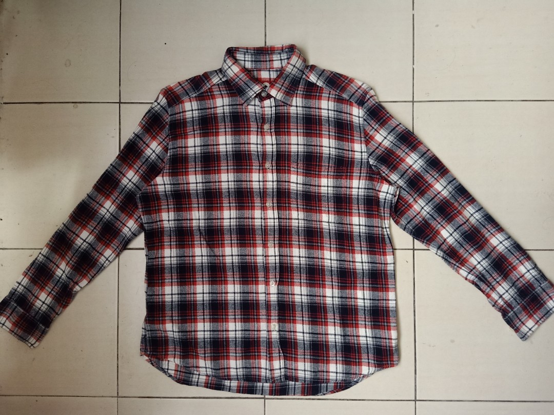 Flannel CONVERSE RM50!, Men's Fashion, Tops & Sets, Formal Shirts on ...