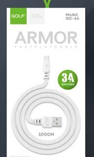 Flat 3A fast Charge Cable