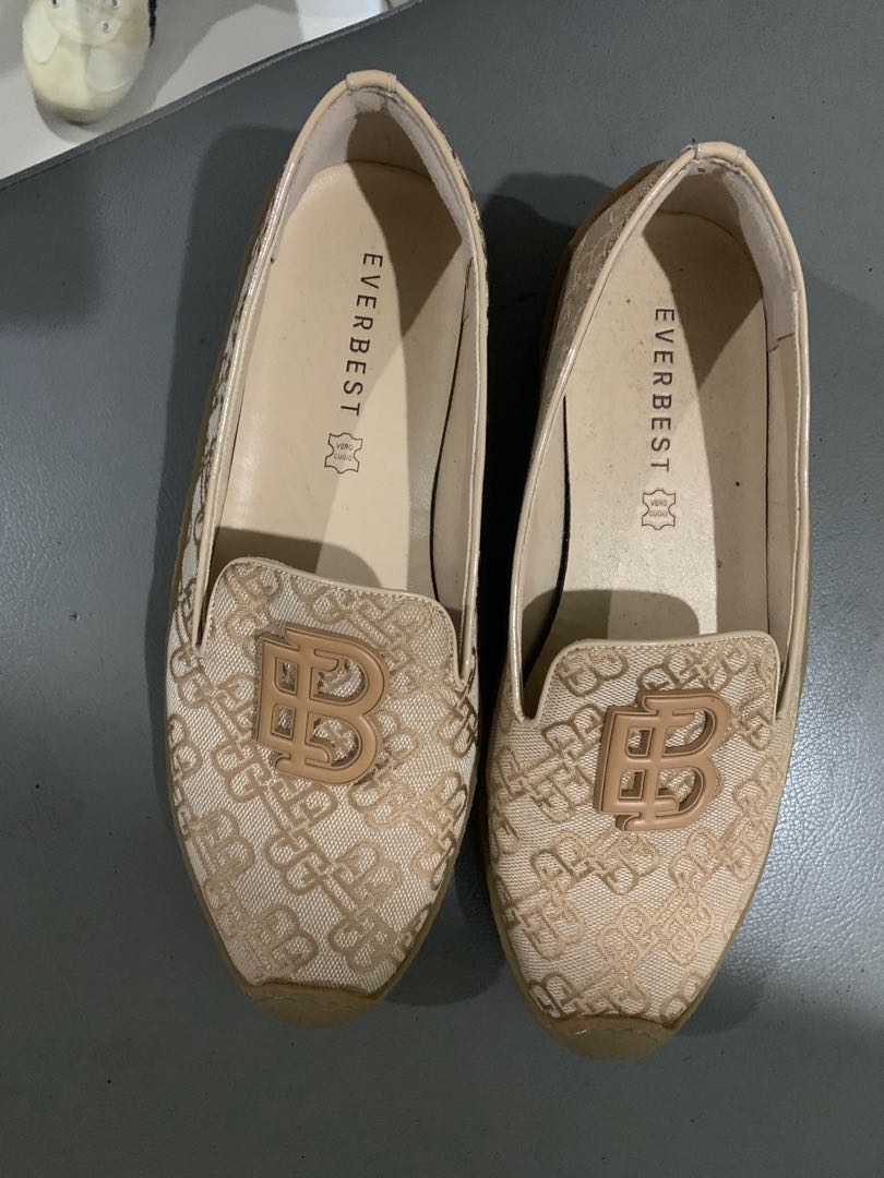 Flat Shoes Everbest, Fesyen Wanita, Sepatu di Carousell