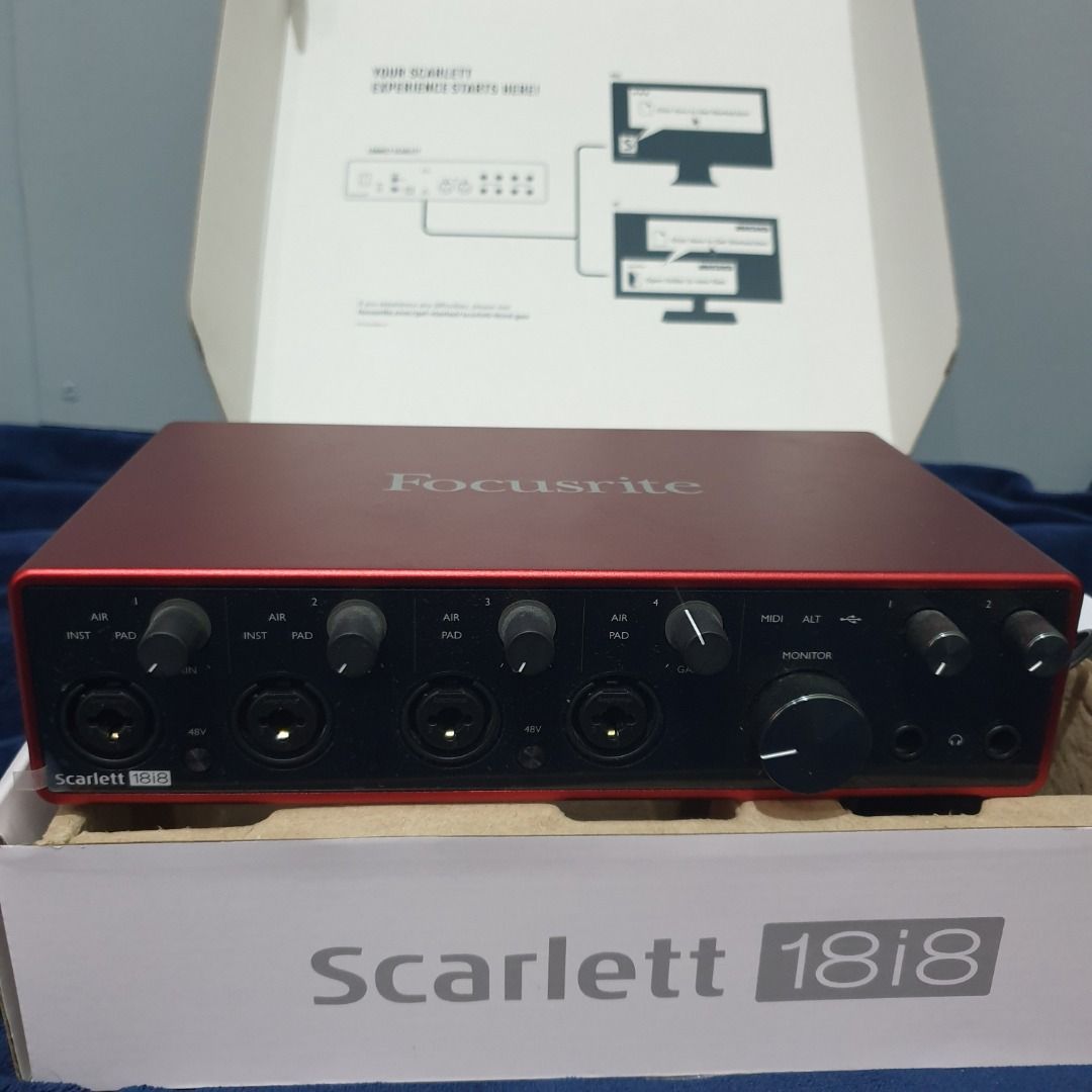 Focusrite Scarlett 18i8 USB Audio Interface 3rd Gen on Carousell
